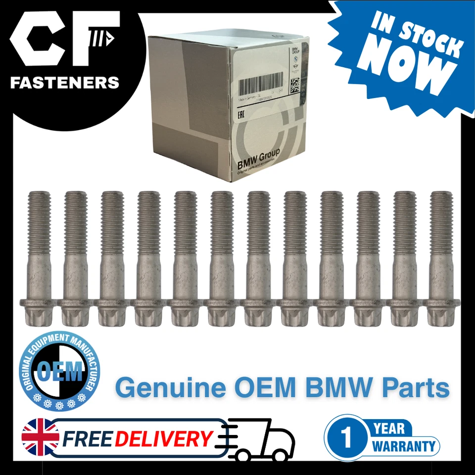 12x E85 E86 E89 REAR AXLE INNER OUTPUT DRIVESHAFT BOLT SCREW NEW GENUINE BMW - Image 1 of 3