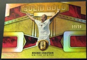 2019-2020 Panini Gold Standard Brandi Chastain Solid Gold Fine # 27/29 USA - Picture 1 of 3