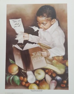 You Are What You Eat (ragazzo) di Edwin Lester - Poster stampa artistica vintage 10x8 nuovo - Foto 1 di 1