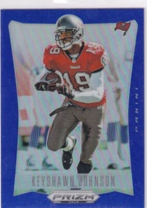Panini 2024 Prizm Deca NFL No. 279 Keyshawn Johnson Blue Prizm 75/149 - Bild 1 von 2