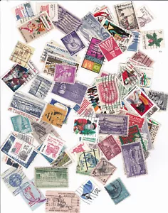 100 Used US Postage Stamps Lot United States Assorted Cancels Mix Lots ST7 - Picture 1 of 1