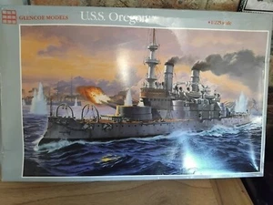 kit modelo uss oregon caja abierta no arrancada modelos glencoe ¡kit raro! - Imagen 1 de 3