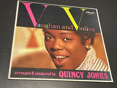 Sarah Vaughan and Violins - Vinyl Record LP Album - With Quincy Jones Orchestra - Image 1 of 4
