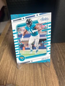 2024 Panini Absolute Josh Allen Teal Parallel #49 Jacksonville Jaguars - Bild 1 von 2