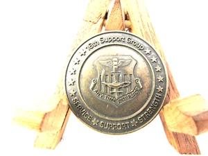 US Air Force 16th Support Group Challenge Coin "Any Time - Any Place" - Bild 1 von 3