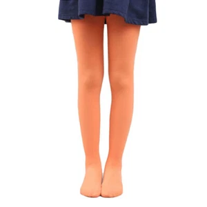 Baby Kid Girl Soft Elastic Tights Pantyhose Solid Color Dance Pants Hosiery - Picture 1 of 18