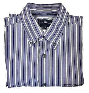 Blue Harbour | Camicia in tessuto di lusso | Striscia blu antracite | Piccola (40" petto) - Foto 1 di 9