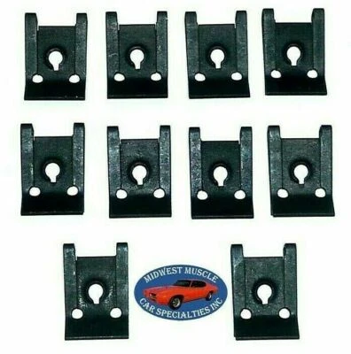 Ford Lincoln Mercury Correcto de Fábrica #8 Tornillo Tornillo U Clips J Tuercas 10 piezas R Foto 1 de 4