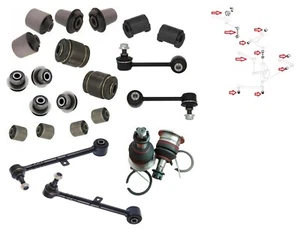 Control Trailing Arms Bushes Bushings Ball Joints Rear fits Lexus IS200 IS300 - Picture 1 of 1