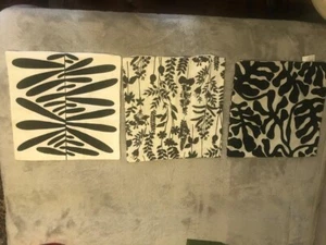 IKEA LOT OF 3 BLACK/WHITE CUSHION COVERS 20"X20"[NEW] - Picture 1 of 12