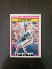 1989 Kaybee Superstars of Baseball Dwight Doc Gooden #14 New York Mets Topps