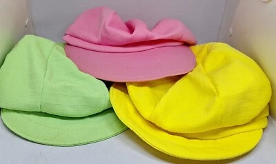 Lot Of 3 Vtg Womens Spring Colors Cabby Golf Hat - Image 1 of 4