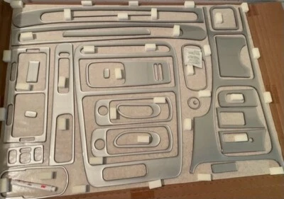 NISSAN 300ZX FIT 90 91 92 93 94 95 96 INTERIOR BRUSHED ALUMIN SET DASH TRIM KIT - Image 1 of 4