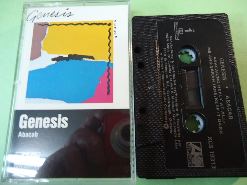 GENESIS ~ ABACAB ~ Cassette Tape Canada Tested - Image 1 of 1