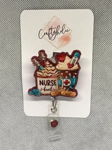 Retractable  Badge Reel with ID Clip for Nurse, Student Badge - Picture 1 of 175