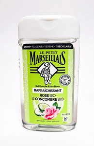 Bio Duschgel Rosen & feiner Gurken Duft Le Petit Marseillais France 2x 250ml ! - Bild 1 von 2