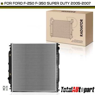Radiador com refrigerador de óleo de transmissão para Ford F250 F350 F450 F550 Super Duty - Imagem 1 de 4