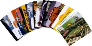 50 TESSERE IN PVC BADGES FIDELITY CARD PVC PERSONALIZZATE STAMPA FRONTE RETRO - Foto 1 di 1