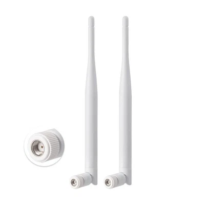 2.4GHz 5GHz 6dBi WiFi Antenna for Security Camera Surveillance DVR , 2-Pack - Image 1 of 4