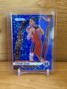 2024-25 Panini Prizm #257 KYSHAWN GEORGE Fast Break Blue Disco Prizm RC /150 - Picture 1 of 2