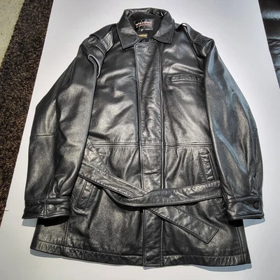 Jaqueta de couro masculina vintage Wilsons The Leather Experts XL forro Thinsulate - Imagem 1 de 4