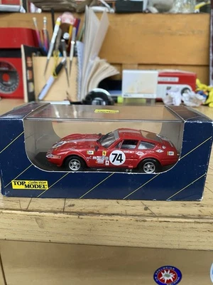 TOP MODEL FERRARI 365 GTB4 DAYTONA LEMANS 1972 MODELLO SCALA 1:43 (MADE IN Italy - Immagine 1 di 4