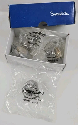 (4pl) Swagelok SS-8-VCR-CP-BP ▪︎ VCR Cap With Lanyard 《NIB》Priced To Sell  - Image 1 of 4