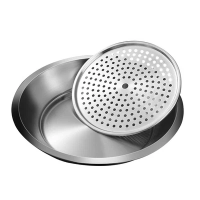  Lastra Acciaio Inox Piatti Piatto Da Frutta Piastra Inossidabile - Immagine 1 di 4