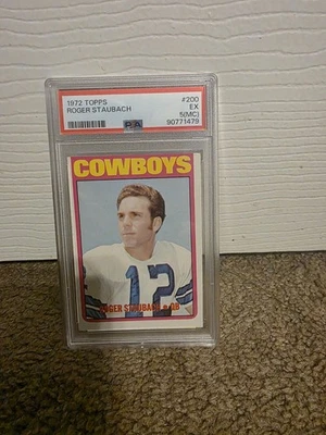 1972 Topps - Roger Staubach #200 (RC) Foto 1 de 2