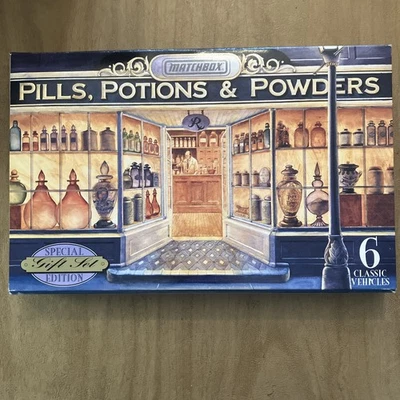 Matchbox Pills Potions & Powders Special Edition Gift Set 6 Classic Vehicles - Image 1 of 4