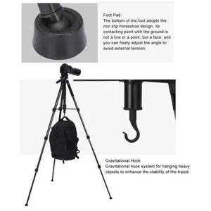 69.5 Inch Camera Tripod And Monopod Aluminum Alloy 8.8lb Load Outdoor DSLR - Bild 1 von 24