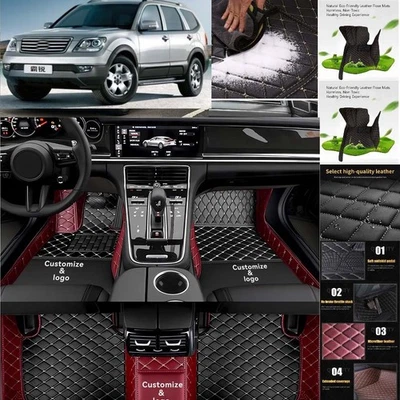 For Kia Borrego Car Floor Mats Luxury Waterproof Carpets Liners Interior Auto - Image 1 of 4