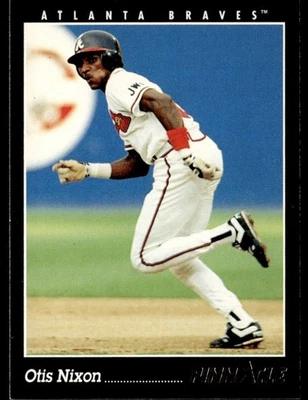 1993 Pinnacle Otis Nixon Atlanta Braves #35 - Image 1 of 2