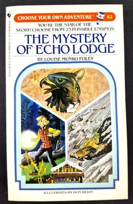Rare Choose Your Own Adventure #42: The Mystery of Echo Lodge CYOA 1st Edition! - Image 1 of 4