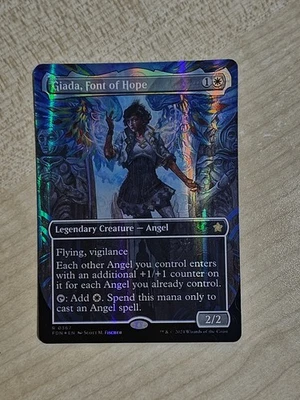 MTG Giada, Font of Hope Borderless Mana Foil NM  - Image 1 of 3