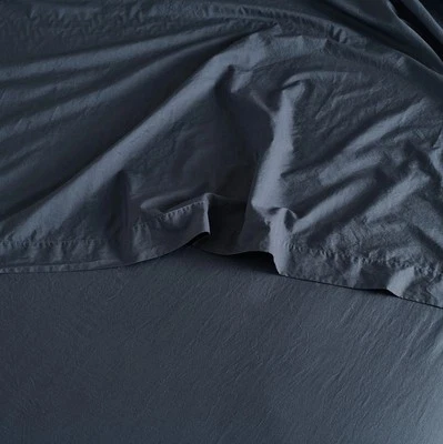 RRP £70 Bedfolk Relaxed Cotton Deep Fitted Sheet Double Size