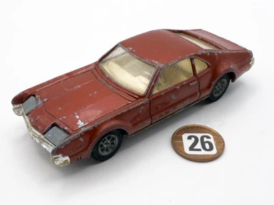 VINTAGE CORGI TOYS 276 OLDSMOBILE TORONADO CAR METALLIC BROWN GOLDEN JACKS 1968 - Image 1 of 4