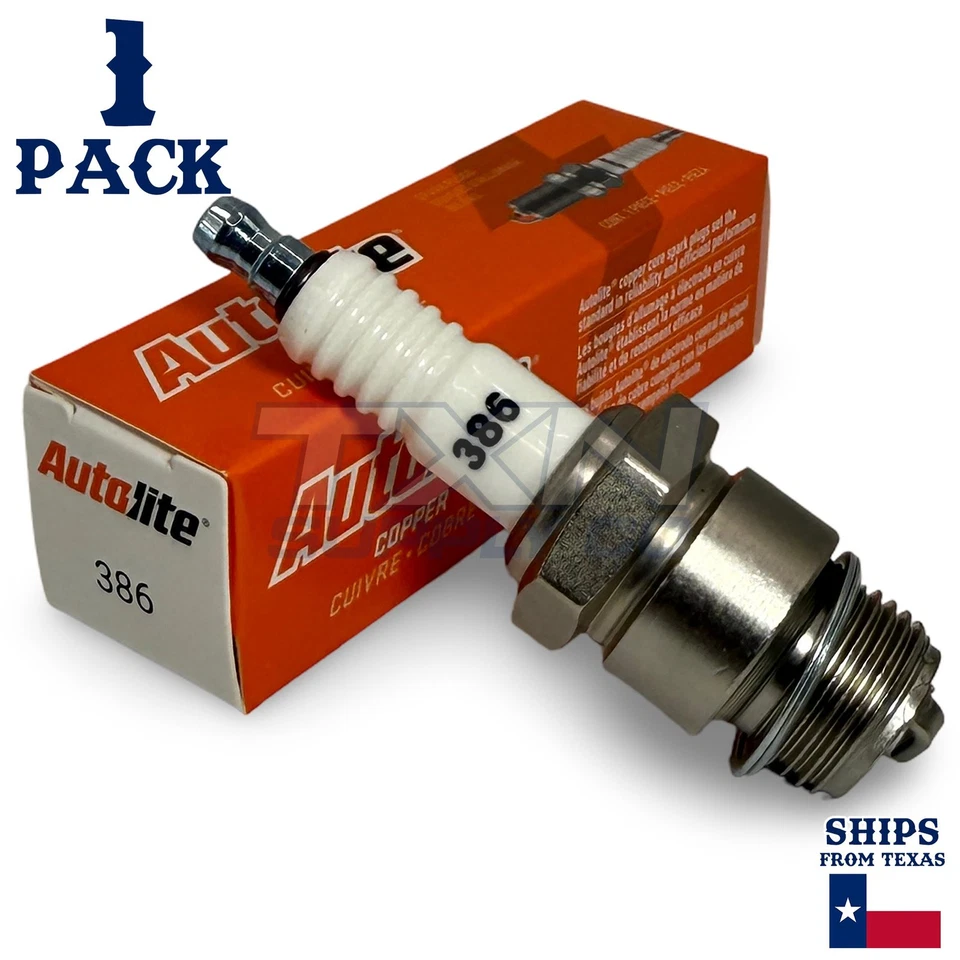 Paquete de 1 bujía Autolite 386 núcleo de cobre ps Foto 1 de 3