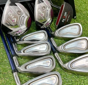 Ladies TOURSTAGE Club Set 5W 5H 5-8i Pw P/S Sw PT 10pc Women Graphite RH Golf - Picture 1 of 9