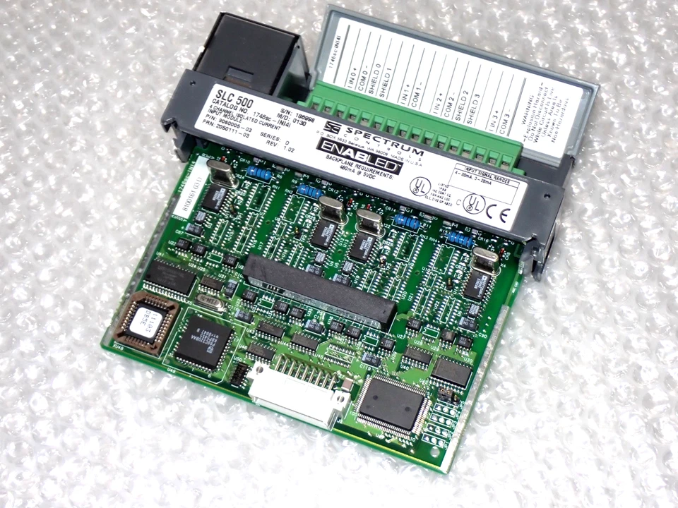 Allen-Bradley Spectrum Controls Enabled SLC 500 Cat 1746sc-INI4i (36173-G6B) - Image 1 of 3