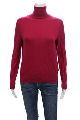 COS Womens Pullover Long Sleeve Knit Turtleneck Sweater Pink Wool Size Small - Image 1 of 4