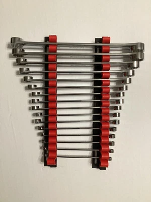 Snap On Metric 0* Offset High Performance Short Handle 12 Pt 16 Pc Box WrenchSet - Image 1 of 3
