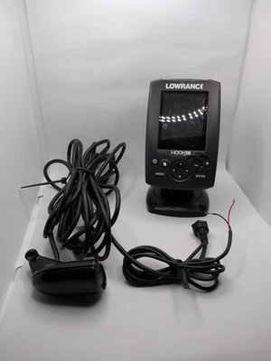 Lowrance Hook-3x Fishfinder Untested For Parts Or Repair - Image 1 of 4