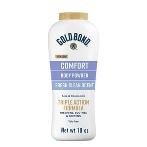 Polvo corporal Gold Bond Ultimate Comfort 10 oz. (Paquete de 1), fórmula libre de talco - Imagen 1 de 9