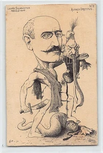 Judaica - FRANCE - The Dreyfus Affair - Their Silhouettes Series (Postcard numbe - Picture 1 of 2