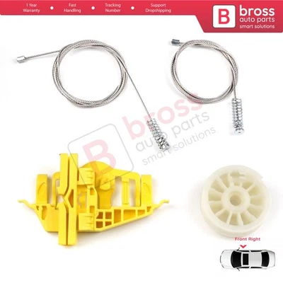 Conjunto de reparo regulador de janela dianteiro direito para Ram ProMaster City 2015-2022 4 portas - Imagem 1 de 4