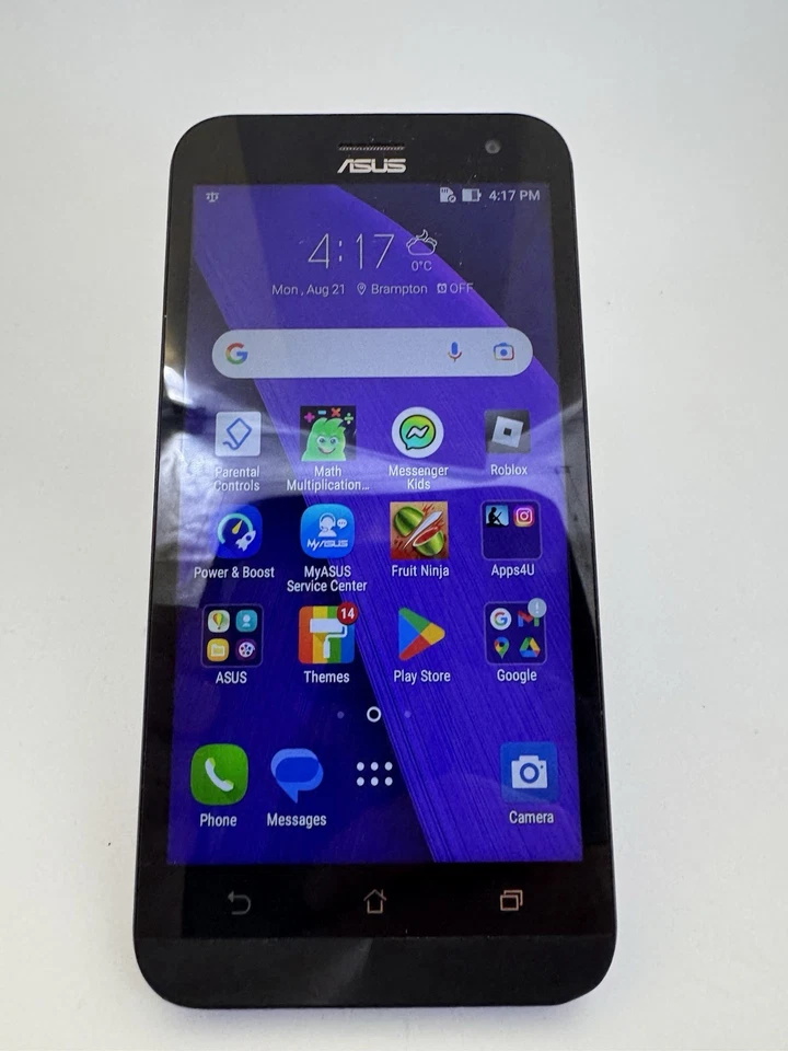 Asus Zenfone 2 Laser Phone Z00ED 16GB 5.0" 13MP 2GB RAM Android Purple Tested - Image 1 of 4