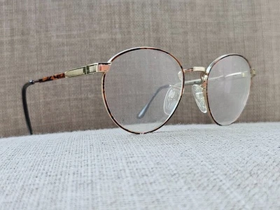 Marco de gafas Luxottica para damas GOLDELETROPLATED DESERT BROWN Gafas Italia Foto 1 de 4