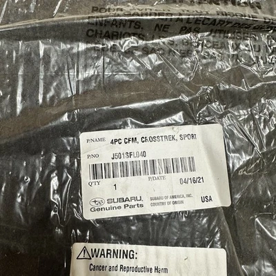 Alfombrillas 2018-2023 Subaru XV Crosstrek Sport J501SFL040 genuinas OEM NUEVAS Foto 1 de 3