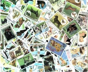 Colección de estampillas de perros - 100 estampillas diferentes - Imagen 1 de 1